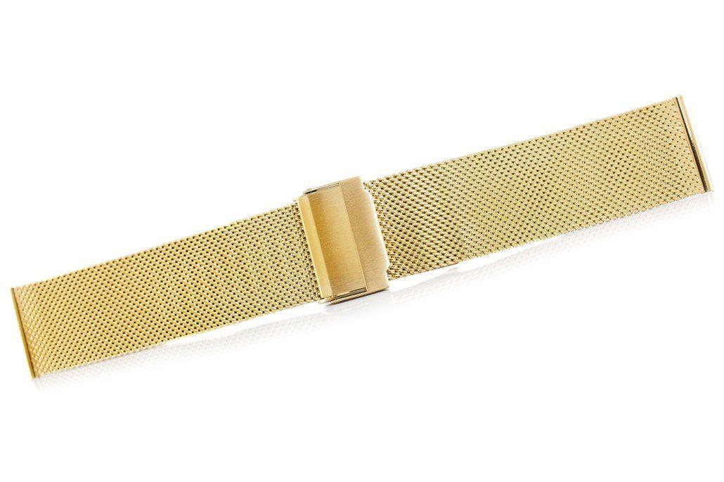 Bransoleta - Siatka Mesh Gold PVD 22 mm gr 1,7 mm nr. 3