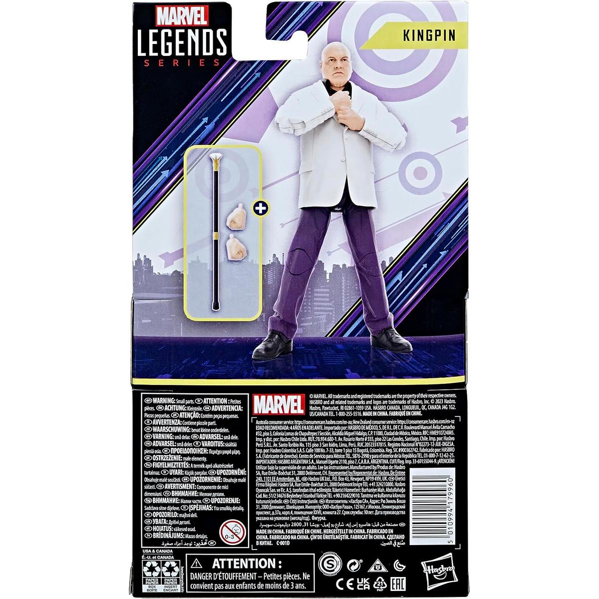 MARVEL LEGENDS SERIES HAWKEYE HASBRO ORYGINALNA RUCHOMA FIGURKA KINGPIN nr. 4