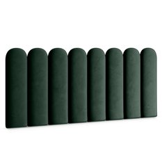 Panele tapicerowane 30x100 cm na ścianę płotek zielony - Miniaturka zdjęcia nr 1