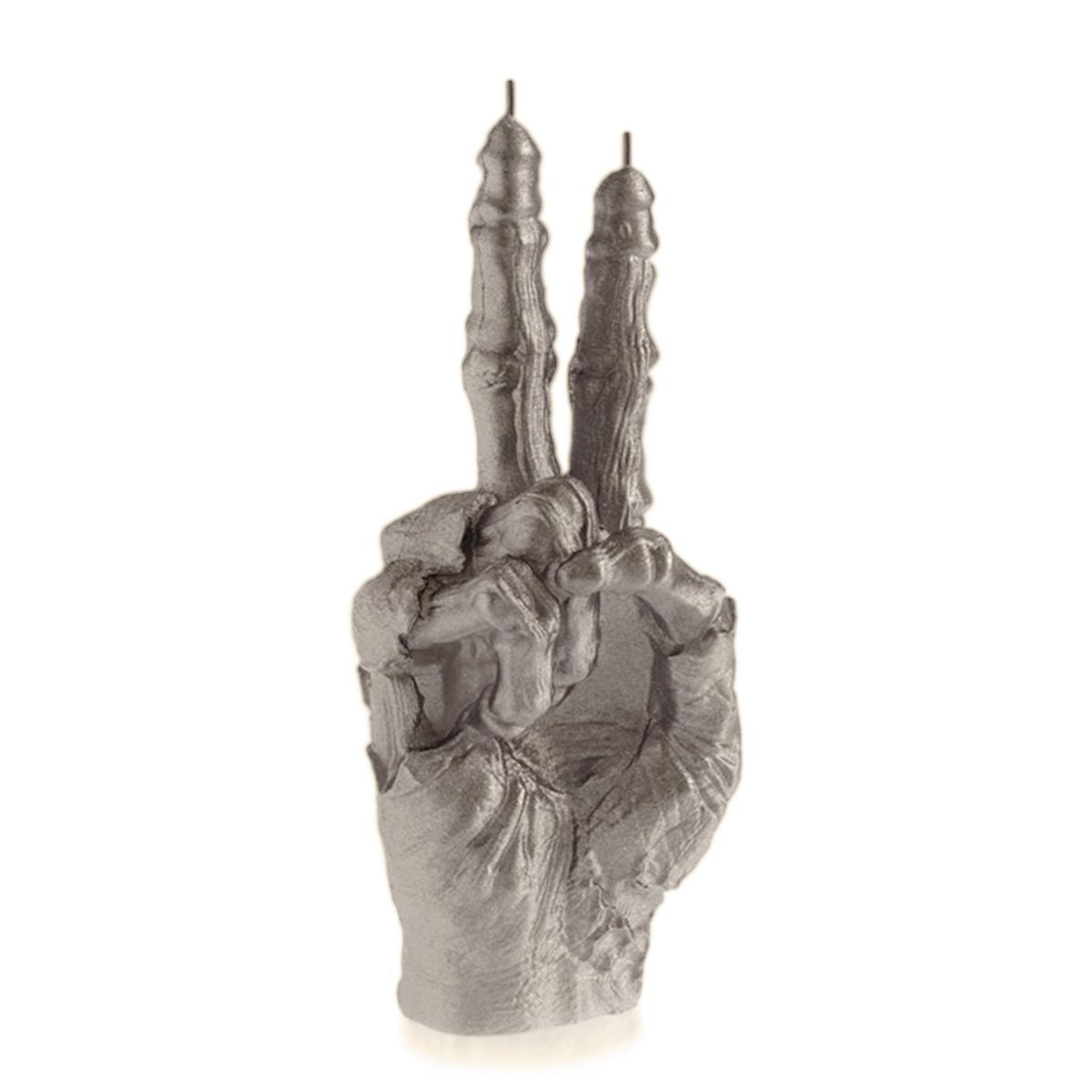 Świeca Zombie Hand PEACE Brass