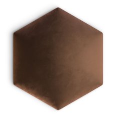 Panele tapicerowane 26x30 hexagon magic velvet brązowy - Miniaturka zdjęcia nr 2