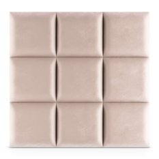 Panele tapicerowane 30x30 na ścianę magic velvet pudrowy róż - Miniaturka zdjęcia nr 4