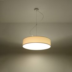 Lampa wisząca ARENA 45 biała 111x45x45cm nowoczesna E27 do salonu - Miniaturka zdjęcia nr 3