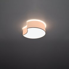 Plafon CIRCLE 1 biały 11.5x35x32cm nowoczesna lampa E27 do salonu - Miniaturka zdjęcia nr 3