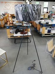 Lampa podłogowa  czarna z miedzianym środkiem CELLA - Miniaturka zdjęcia nr 2