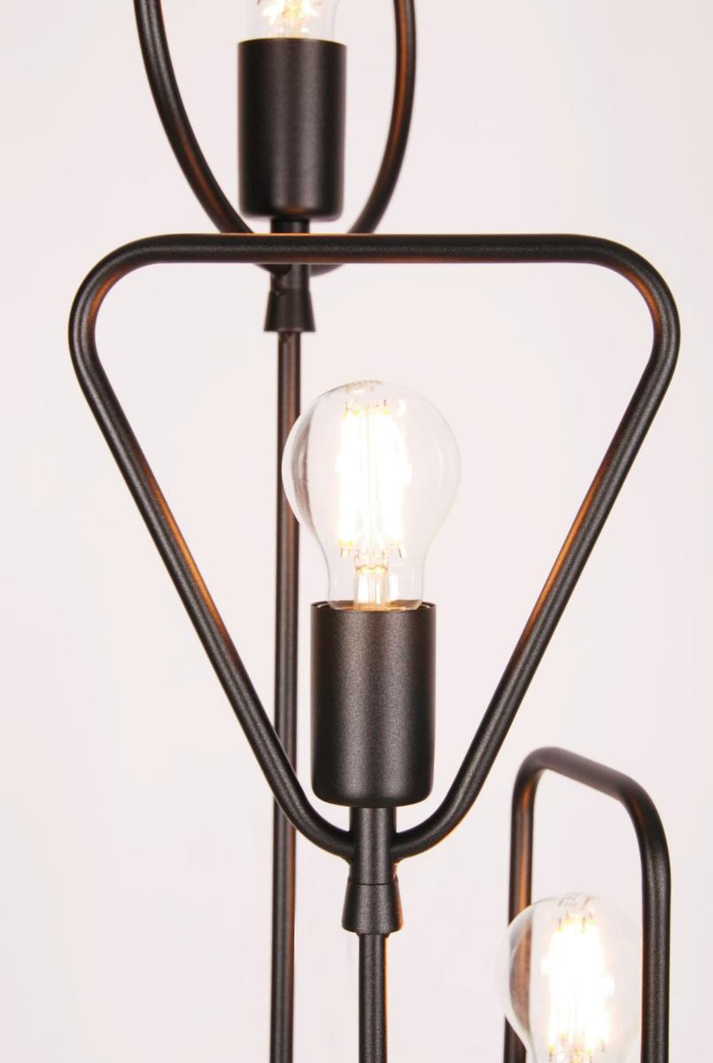 Lampa podłogowa K-3934 GEO 31x162x31 cm do salonu lub pokoju czarny nr. 6