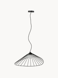 Lampa wisząca Silvan 55 cm do sypialni salonu czarna  - Miniaturka zdjęcia nr 2